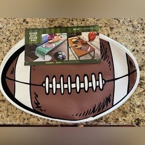 Game Day Football Shaped Placemats